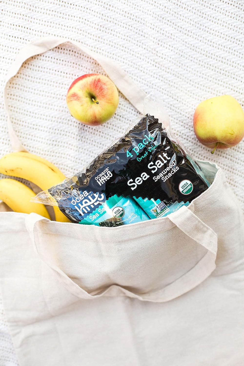 Ocean's Halo 4 Pack Sea Salt Seaweed Snacks, 56 oz, Lebanon Ubuy