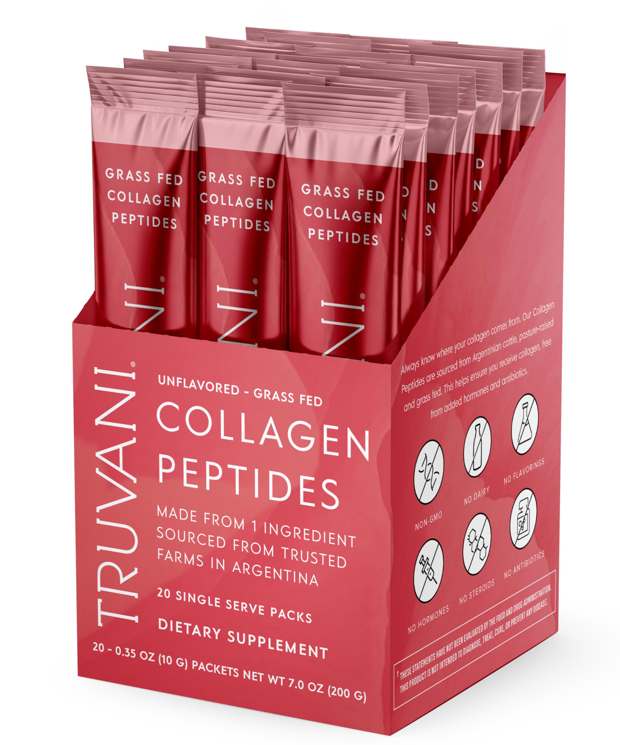 Truvani Hydrolyzed Collagen Peptides | Unflavored | 14 Servings — Amazon image 10