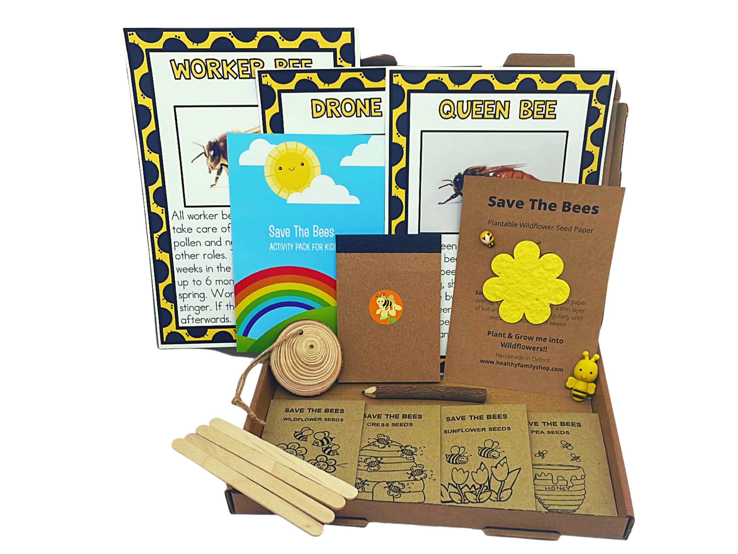 Kids Gardening Set, Grow Your own kit for Children, Wildflower Seeds