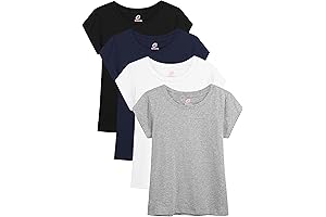 4 Pack Girls Shirts Size 7