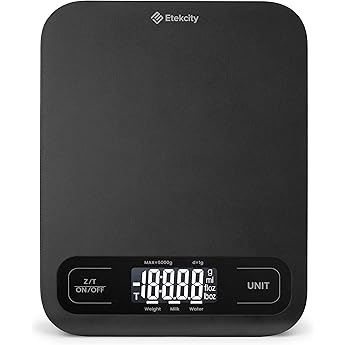 Etekcity Food Kitchen Scale, Digital Mechanical Weighing Scale, Grams and Oz for Weight Loss,Cooking, and Baking, Black