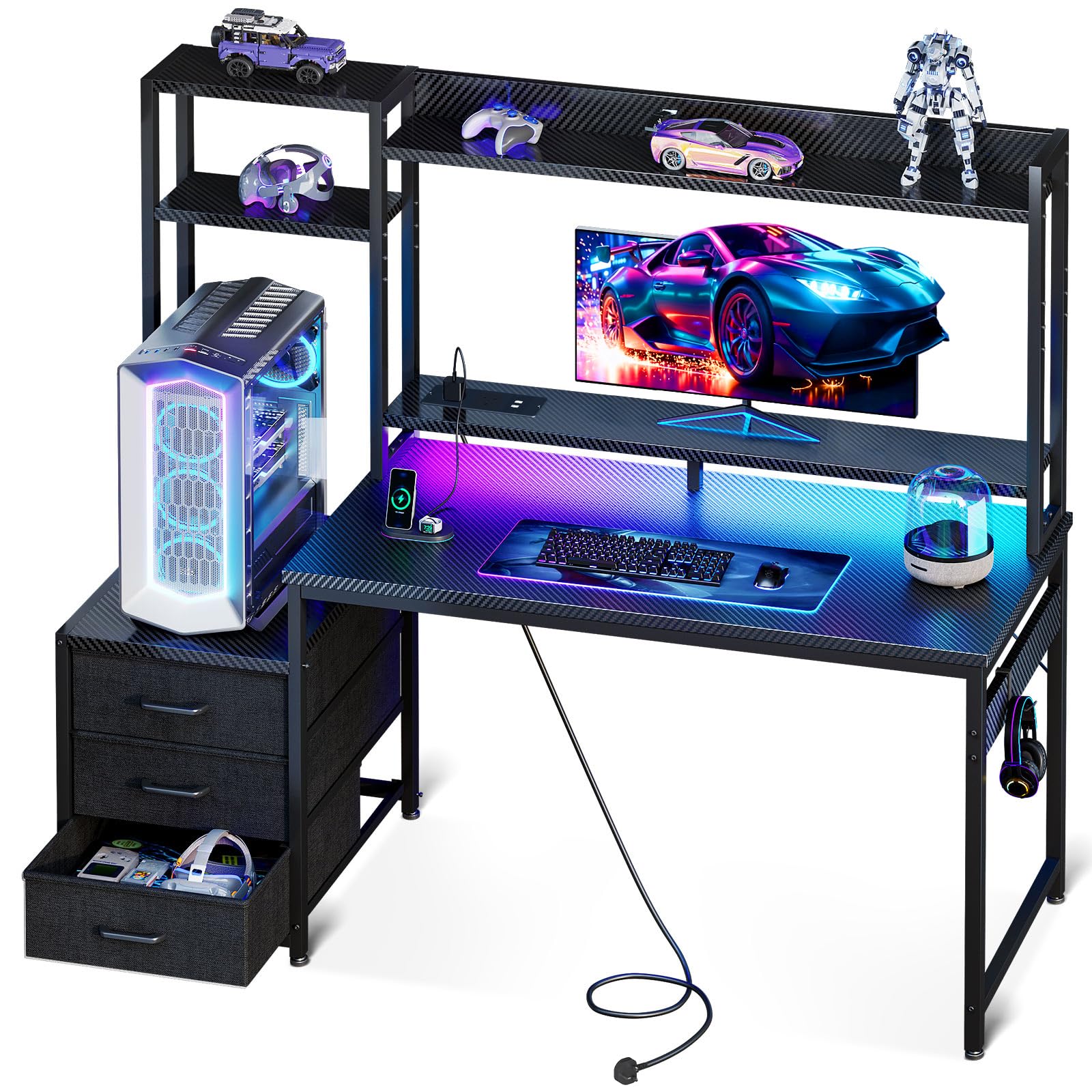 Coleshome Gaming Desk with Drawers & Review – Best Value for Money?