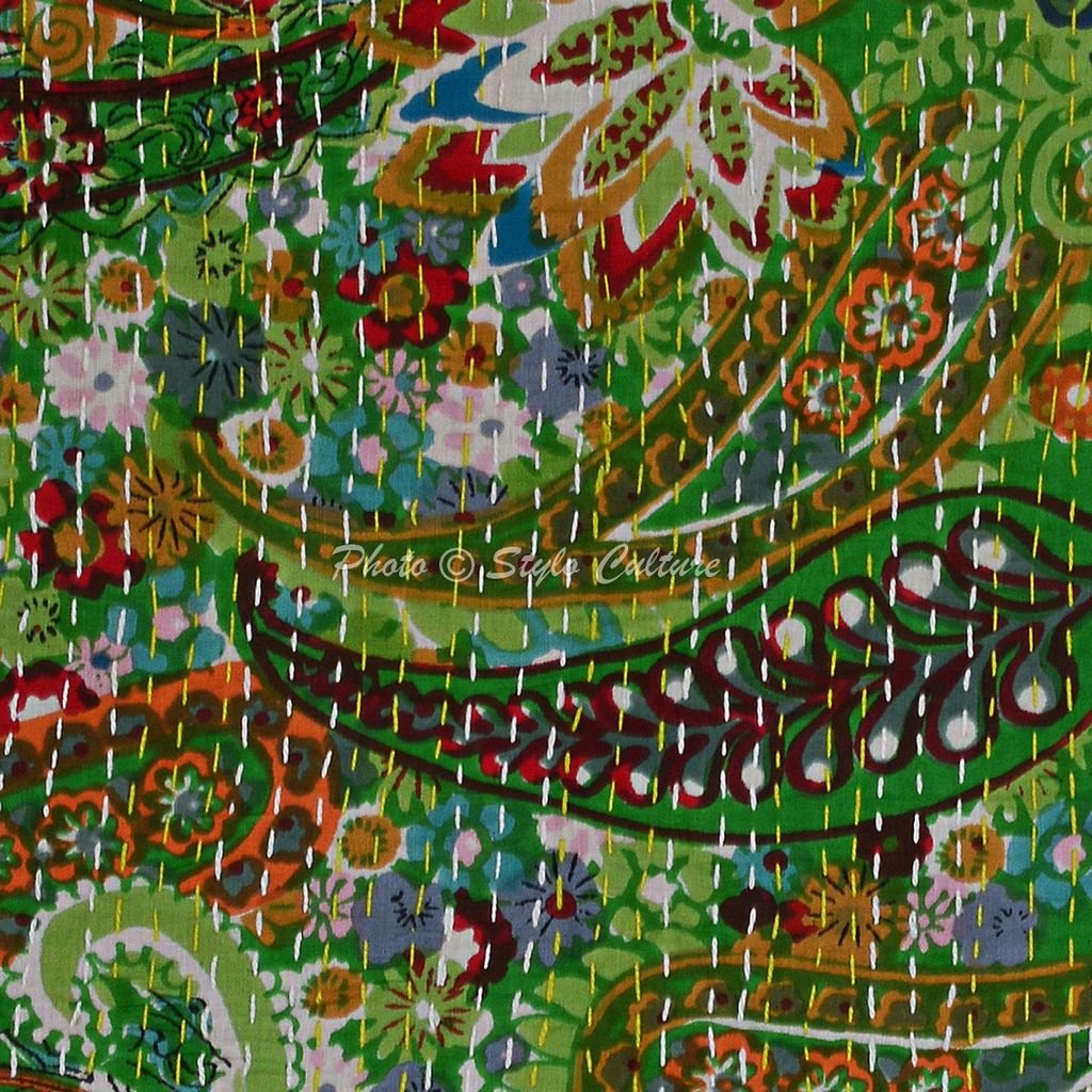 Set Di 5 Federe Per Cuscini 40x40 Cm Patchwork Vintage Stile Art Deco