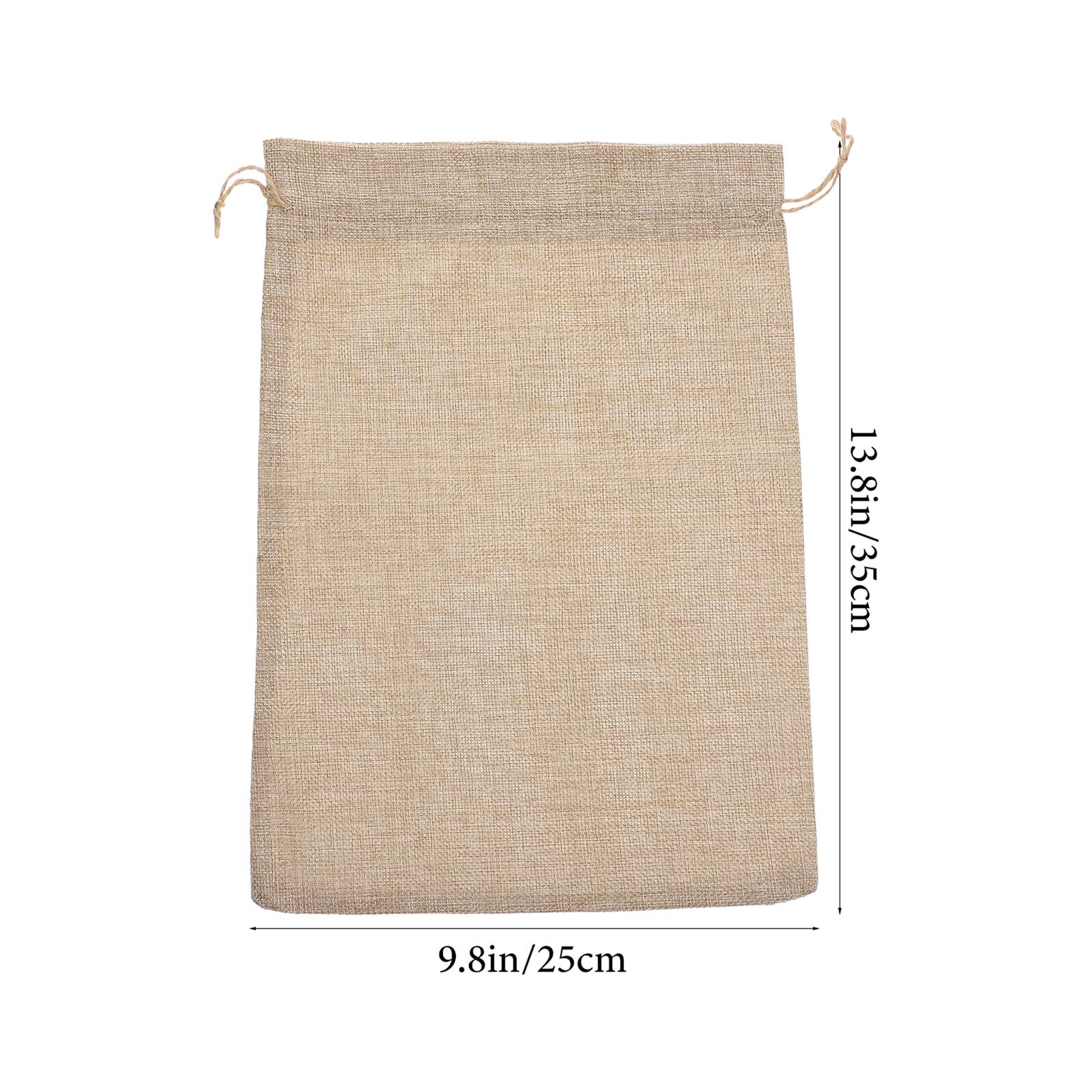Abaodam Bustine Regalo in Lino e Cotone 10pz Sacchetti Regalo Eleganti Cordino per Feste Matrimonio Compleanni e Occasioni Speciali