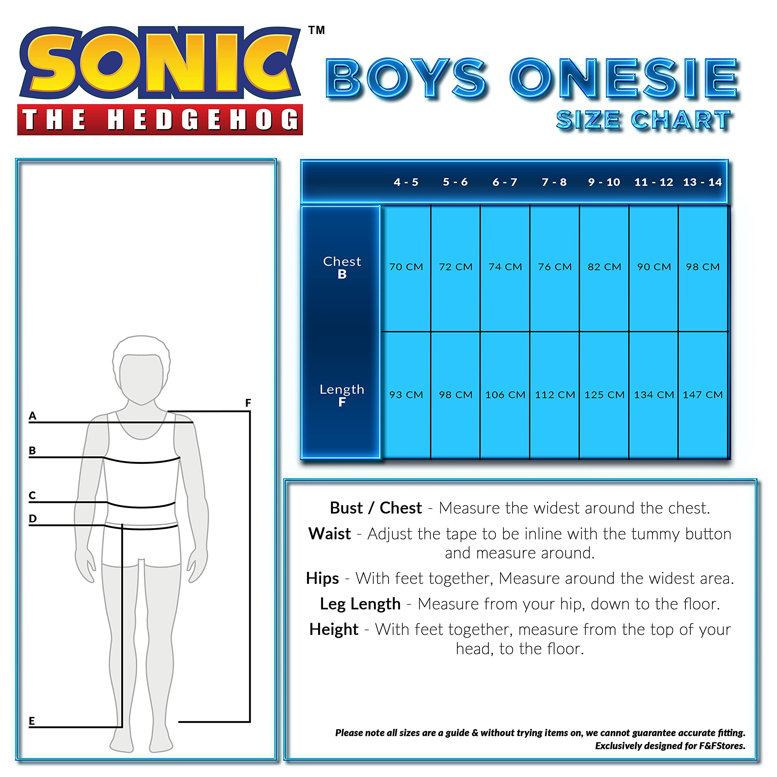 Sonic The Hedgehog Pijama Cuerpo Entero, Disfraz Sonic, Regalos para Niños 4-14 Años (5-6 Años, Azul)