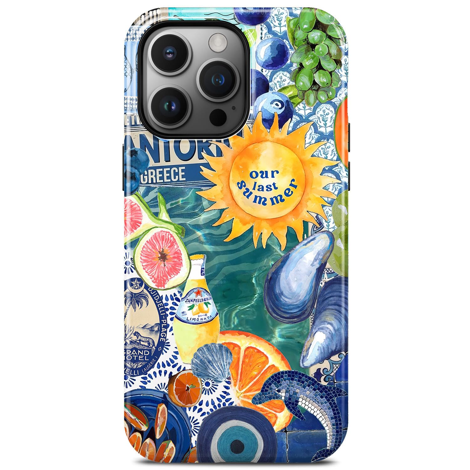 Coque iPhone 15 Pro Max solide antichoc et magnétique bleu ocean - 8