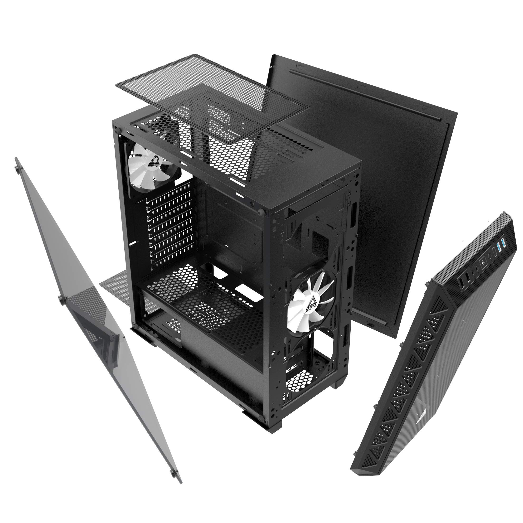 Montech AIR 900 MESH Black/ATX MidTower/High & Max Airflow/Dust Proof