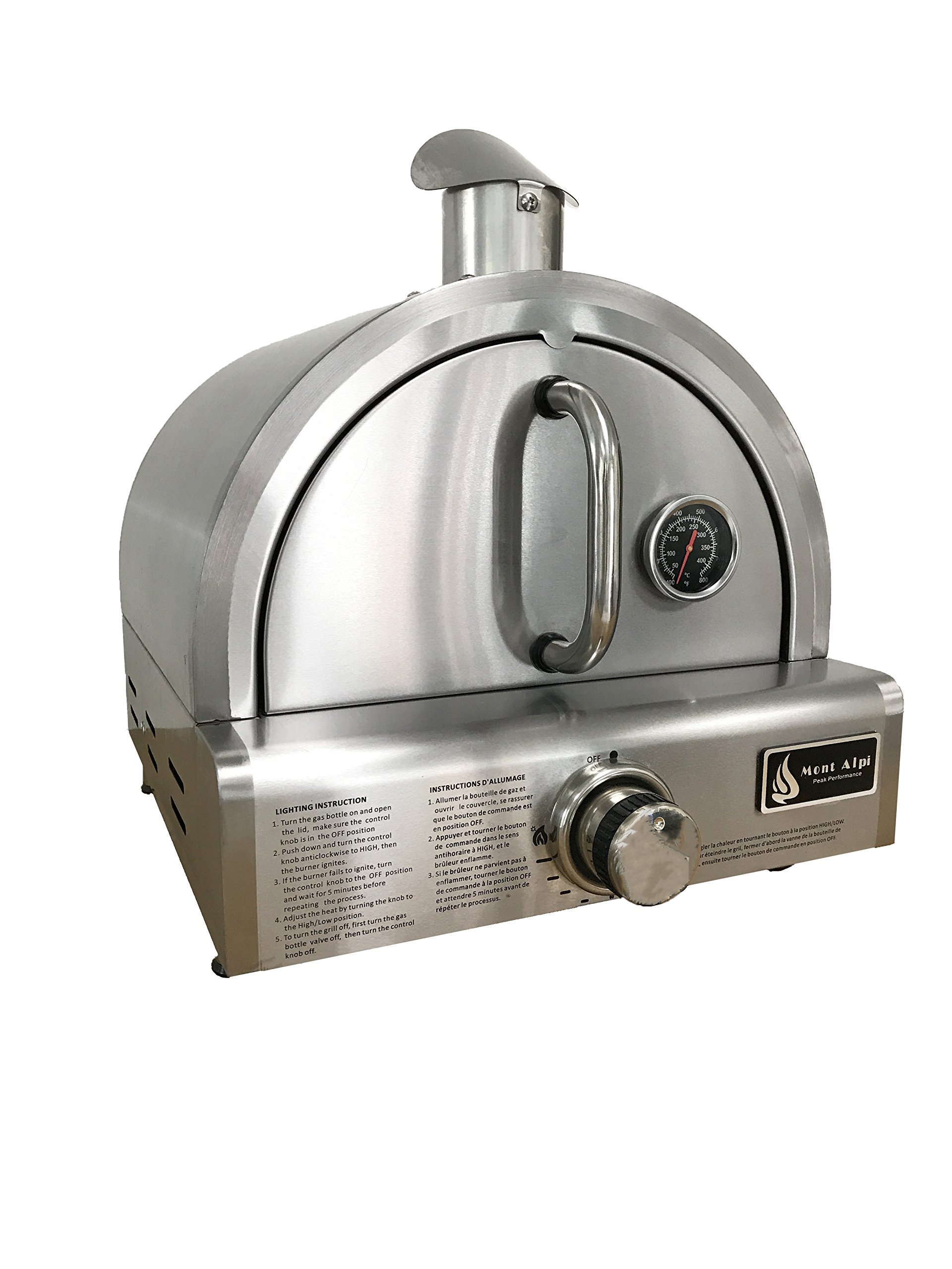 Mont Alpi MAPZ-SS Table Top Gas Pizza Oven, Large, Stainless Steel: Buy Online in UAE at desertcart