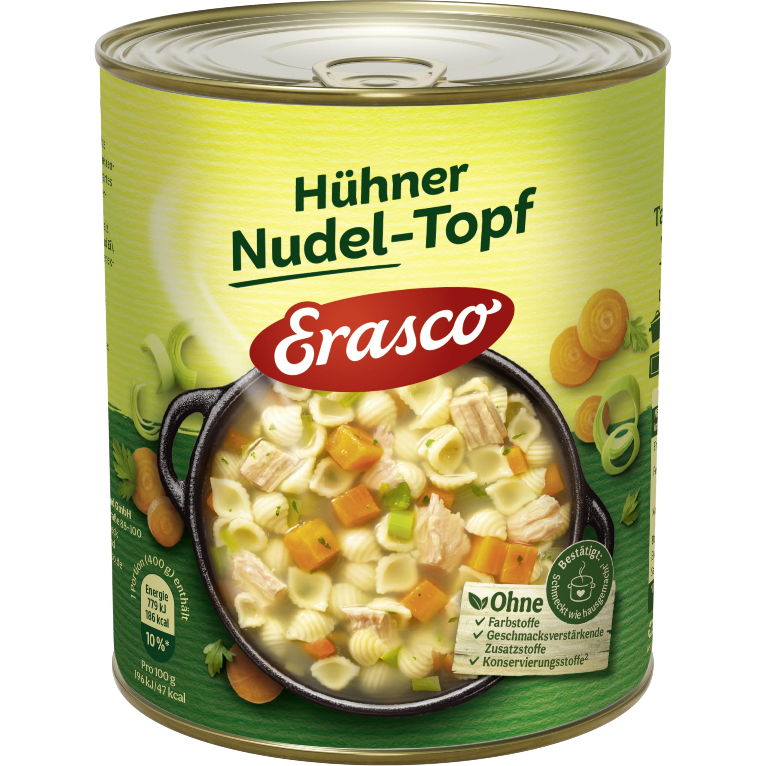 Erasco Hühner Nudel-Topf (1 x 800 g)