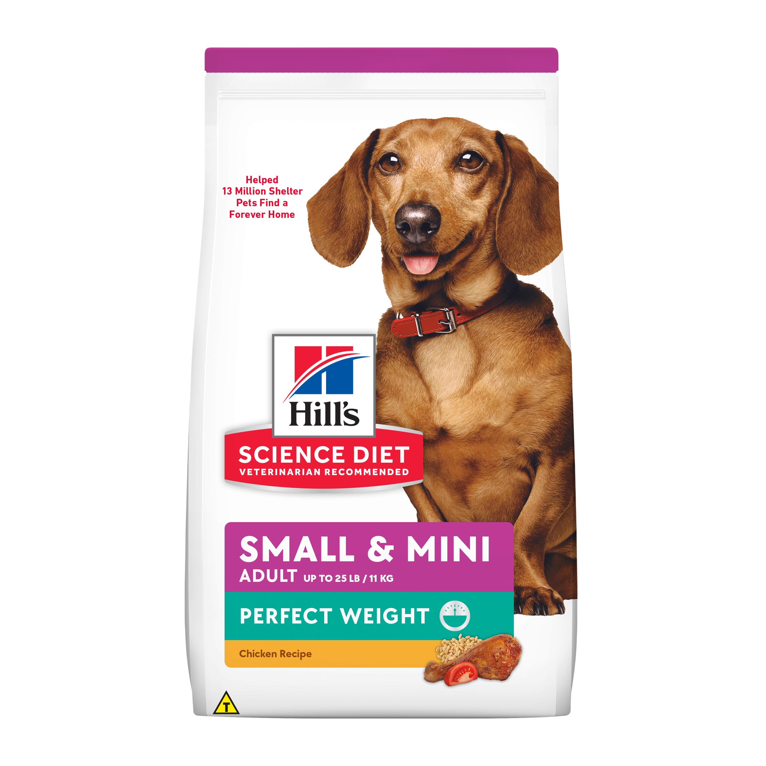 Ração Hill's Science Diet Peso Perfeito Pequenos e Mini para Cães