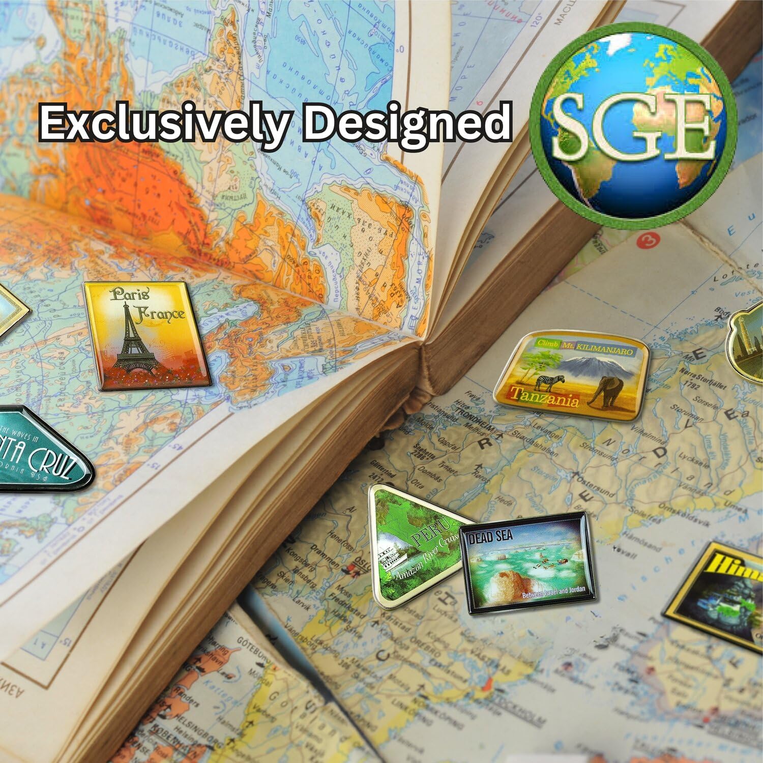 Asia Explorer Pins - Collectible Enamel Lapel Pins for Backpacks image 5