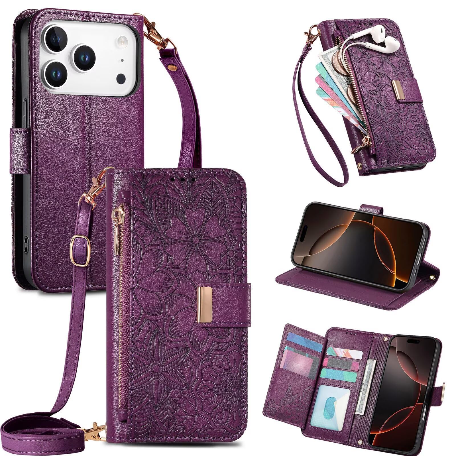 PEIYE Cover Con Portafoglio Per Honor 400 Smart – Pelle PU, Motivo Gatto E Farfalle, Antiurto E Stand - 4