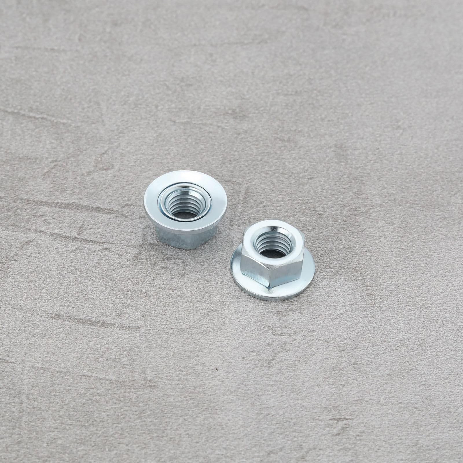 ECSiNG 4 pezzi trimmer lama flangiata dado di ricambio M8 x 1,25 LH mano sinistra filettatura dado di fissaggio adatto per decespugliatore trimmer