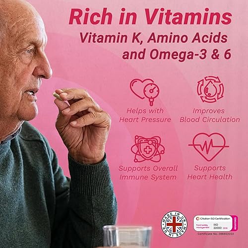 Miniatura 5 de Strength & Spices Hypertensupport Suplemento 100% natural para el sistema inmunológico y la salud cardíaca – 15 ingredientes con bayas de espino,