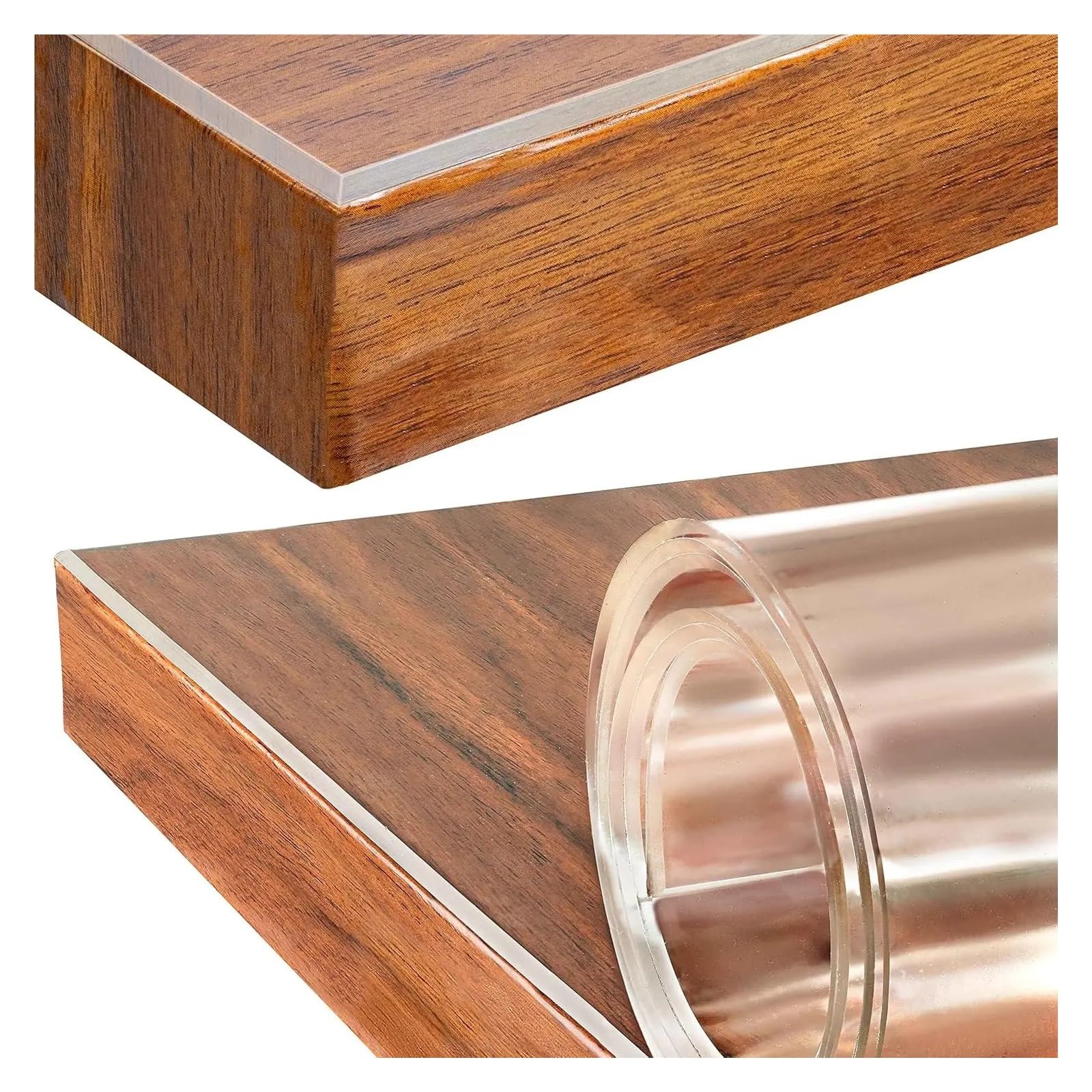 1 protezione trasparente for tavolo, for, copertura for in plastica, tappetino da scrivania, protettivo for per Tavolo da Pranzo(24x108inch)