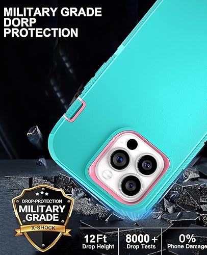 Miniatura 6 de COLDNICE Funda para iPhone 15 Pro de 6.1 pulgadas con 2 protectores de pantalla de vidrio templado y 2 protectores de lente de cámara, funda