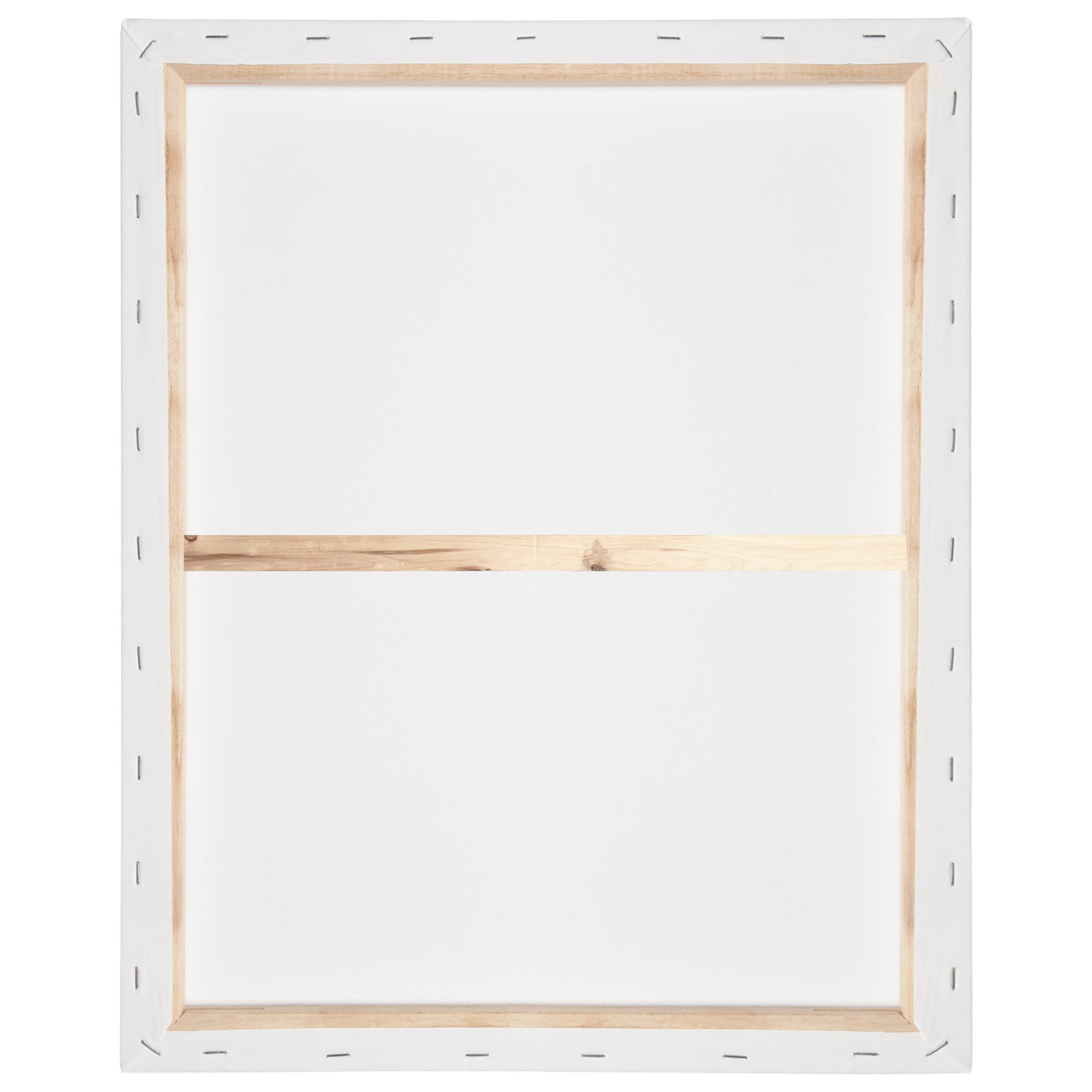 Artina Lienzo Blanco con Bastidor Extra Grueso (37x38 mm) Premium 3D - Diferentes tamaños - 380g/m² (50x150 cm)