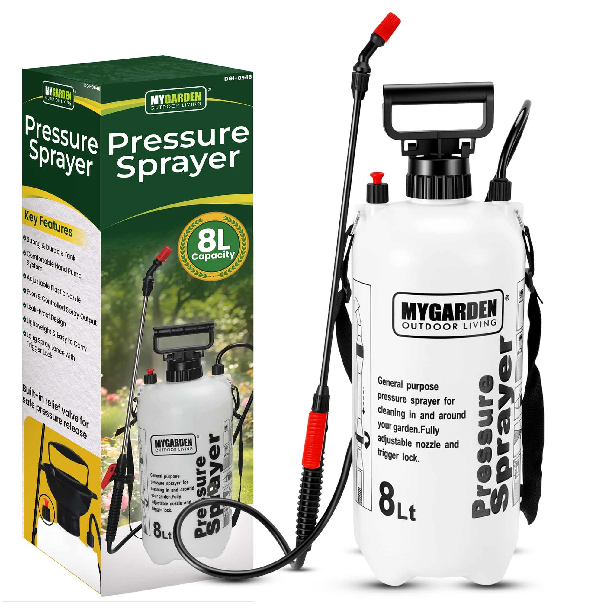 My Garden Pressure Sprayer Pump Action