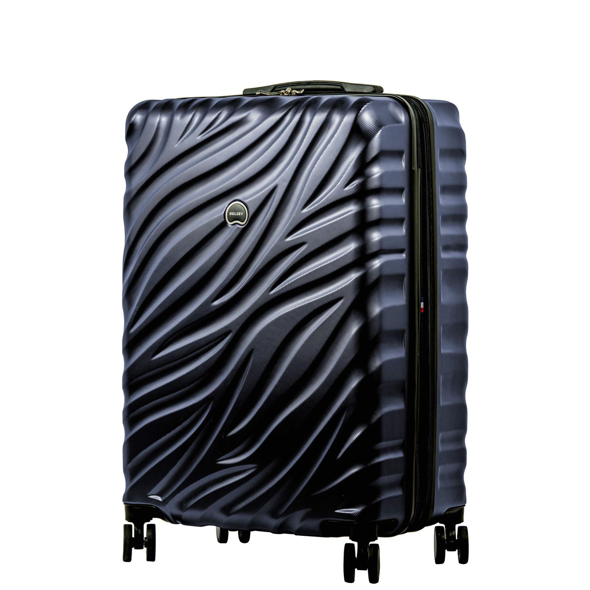 Alexis Durable Hardside Luggage, Expandable Lightweight 4-Wheel Spinner, Easy Grip Telescoping Handle for Smooth Mobility, TSA-Lock Incorporated, Men and Women, Navy, Check-In 29-Inch