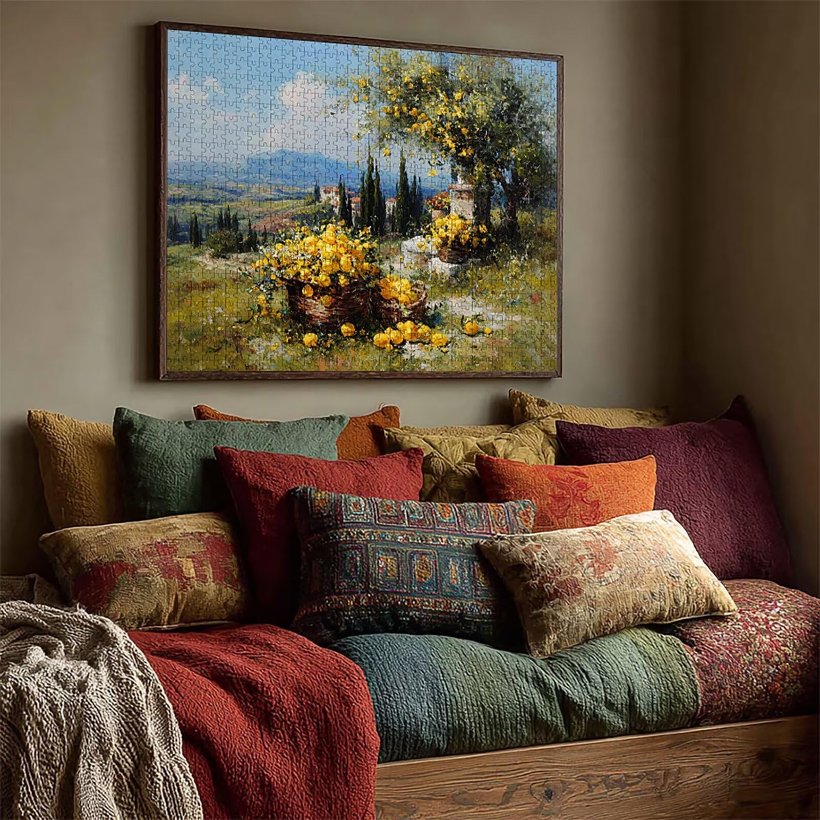 Puzzle Arte con Scatola Visualizzazione, Frutta Puzzle Legno 3000 Pezzi Adulti 122x81cm, Attività di Intrattenimento ad Alta Difficoltà, DIY Classici Gioco, Jigsaw Per Tutta La Famiglia, W-7120