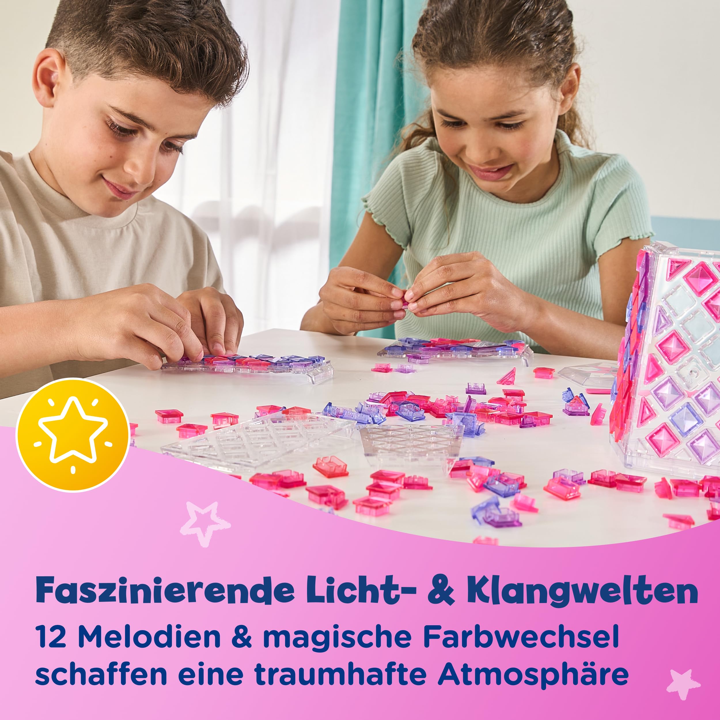 VTech Mosaic Magic Lights – Kinderlampe mit Mosaiksteinen