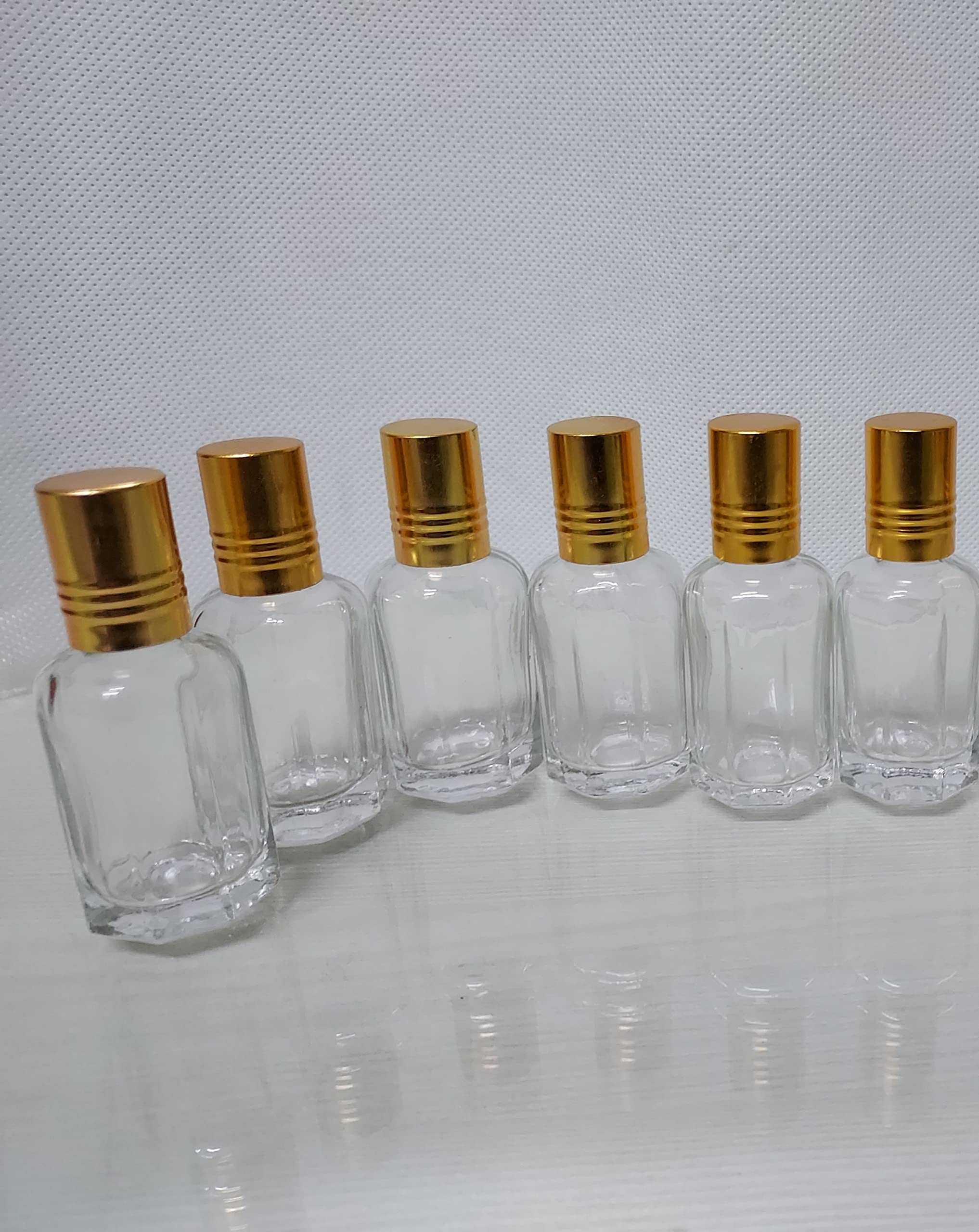 Himaayush Empty Perfume Attar Rollon with Golden Cap for Essential Oils,Perfumes(pack of 5) 10 ml Bottle (Pack of 5, Clear, Glass)-image-38