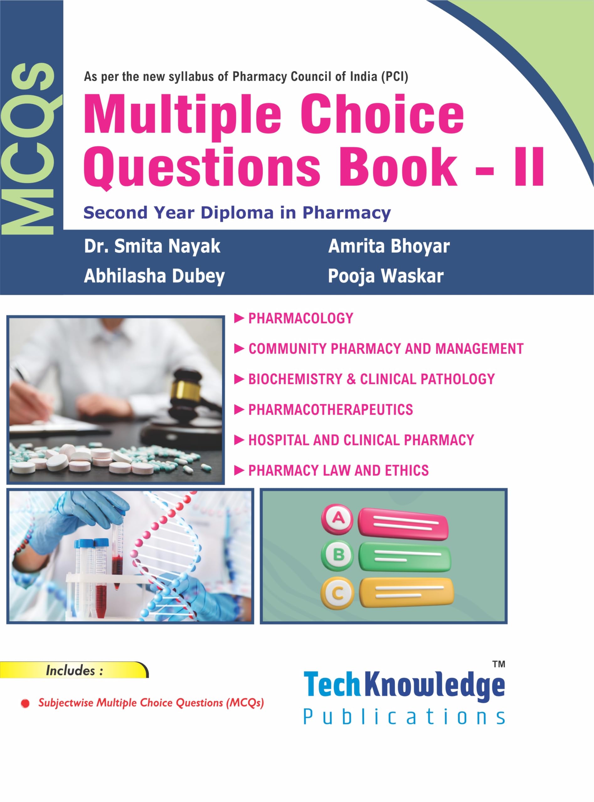 Multiple Choice Questions Book - II Second Year D Pharmacy As Per PCI Syllabus