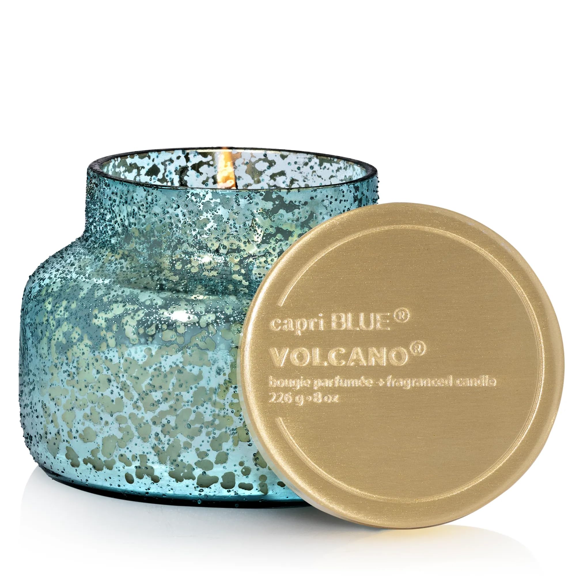 Capri Blue Candele profumate Volcano | Barattolo di vetro | Aqua Opaline