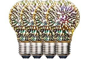 A19 3D Firework LED Light Bulbs