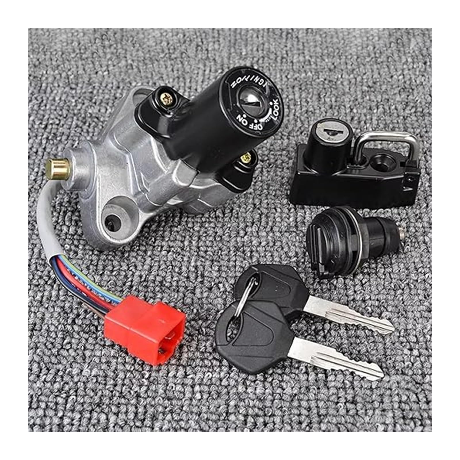 Interruttore Di Accensione Blocco Interruttore Accensione Personalizzato Carburante Benzina Serratura Sella Per XVS125 Per XVS250 Per XVS400 C Per XVS650 Per Drag Star Per Classic
