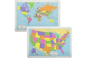 Educational USA Placemats for Kids