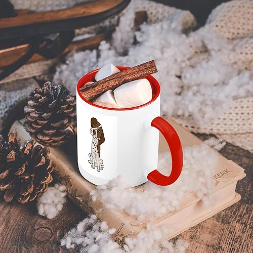 Miniatura 6 de 3dRose Divertido Lindo Alemán De Pelo Corto Pointer Cachorro De Dibujos Animados - Tazas (mug_263758_5)