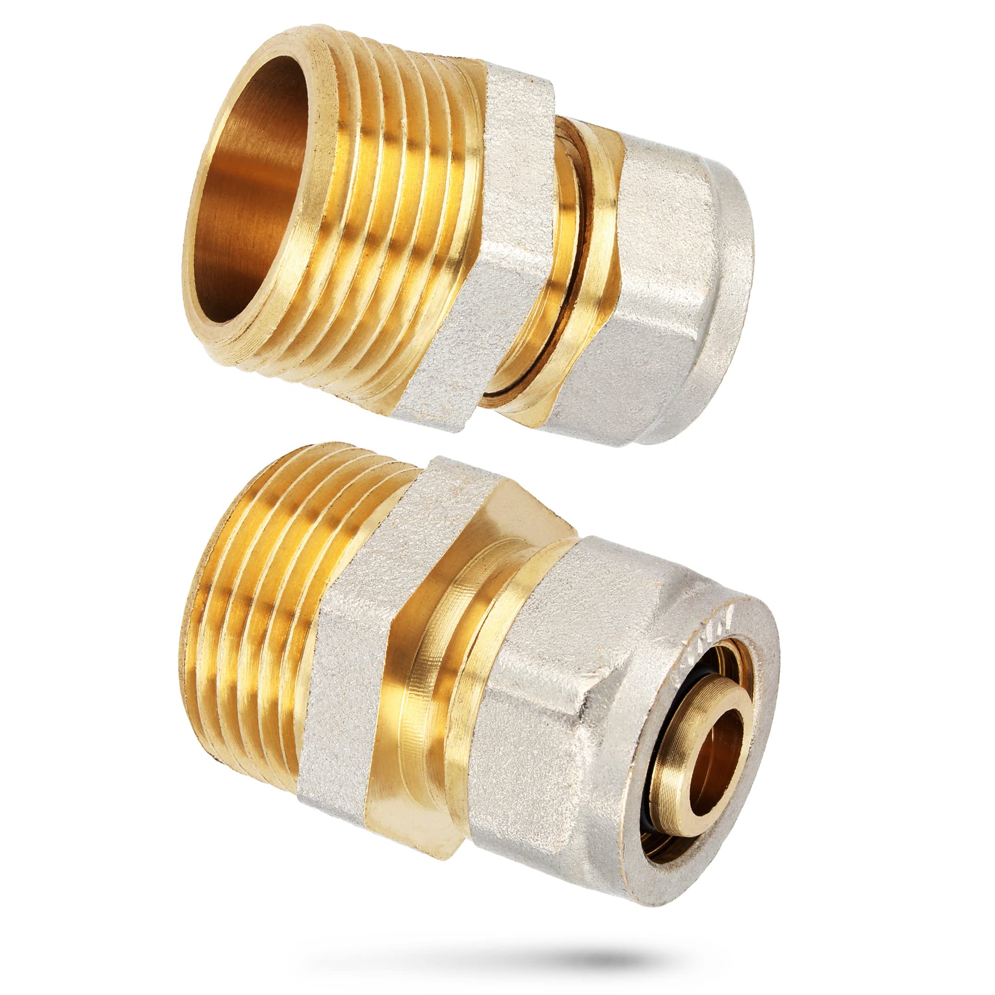 PEX Morsetti In Acciaio Inox 304 (12 Pezzi, 3/8") – Perfetti Per Tubi Da 13.3mm, Anti-Perda - 2