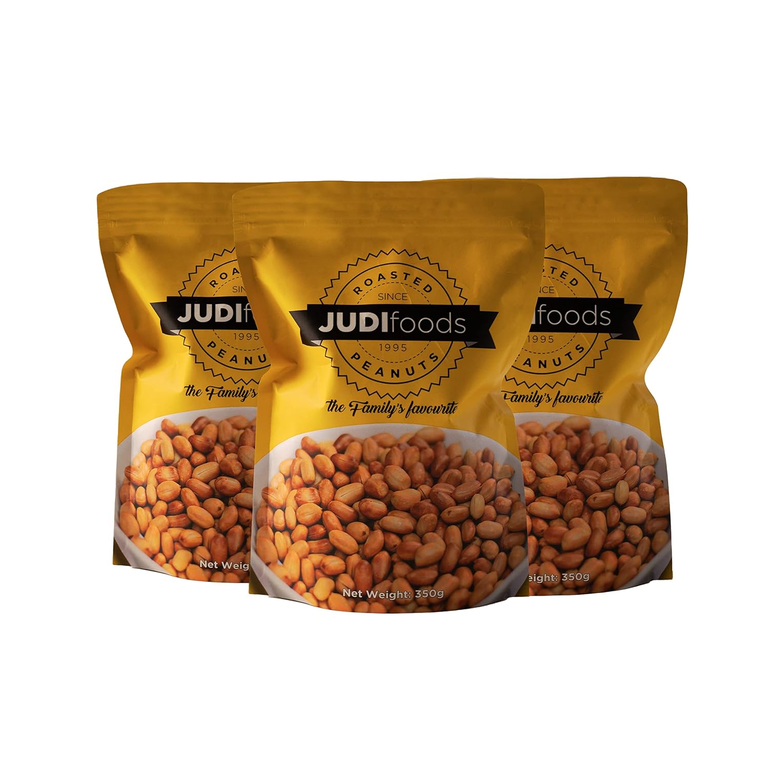 Judi Foods Roasted Peanuts Variety Pack, 12.4 oz (Pack of 3) in