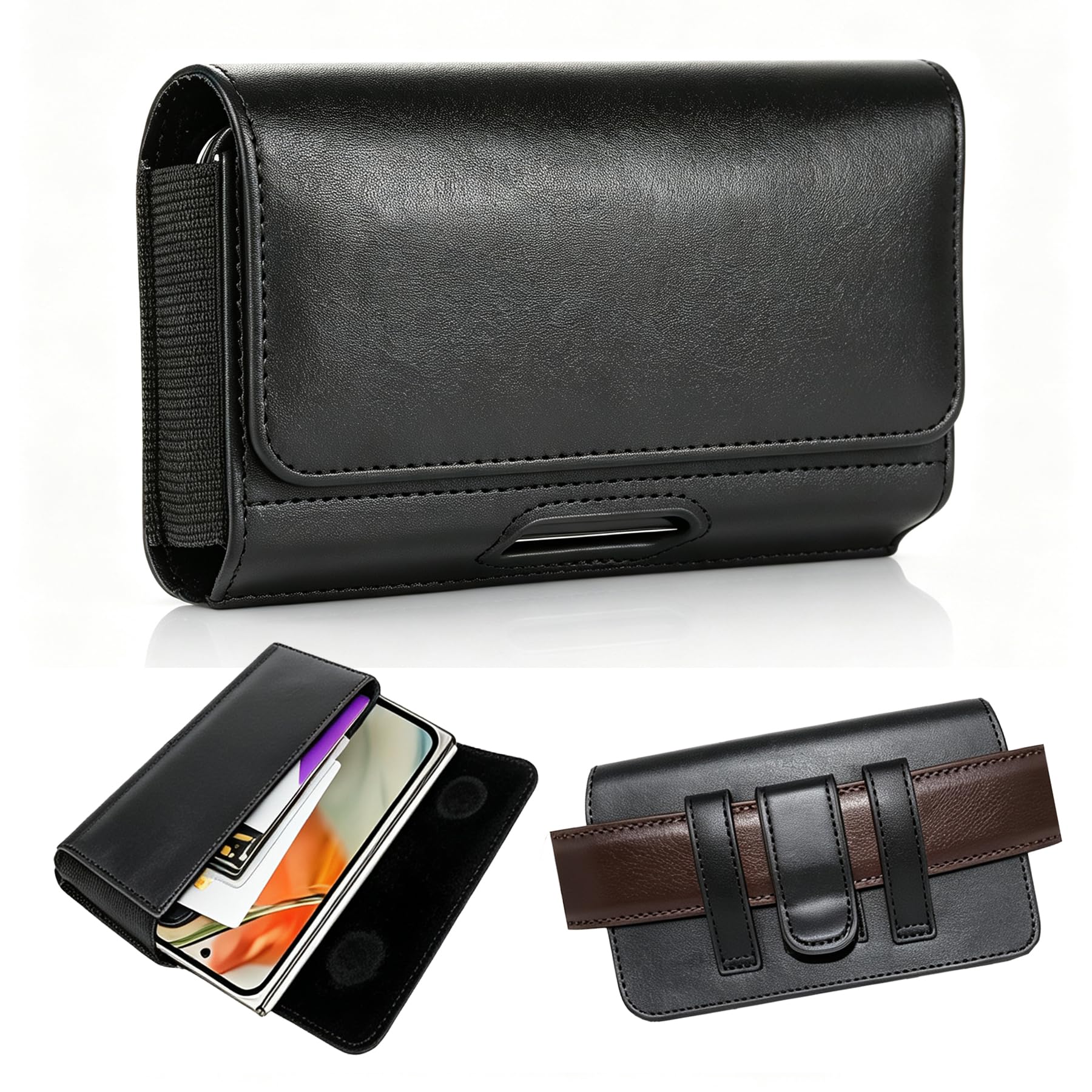 Custodia per Google Pixel 11 Pro Fold, custodia da cintura per telefono [slot per schede integrato], passante per cintura, clip da cintura, chiusura magnetica Pixel 11 Pro Fold Custodia