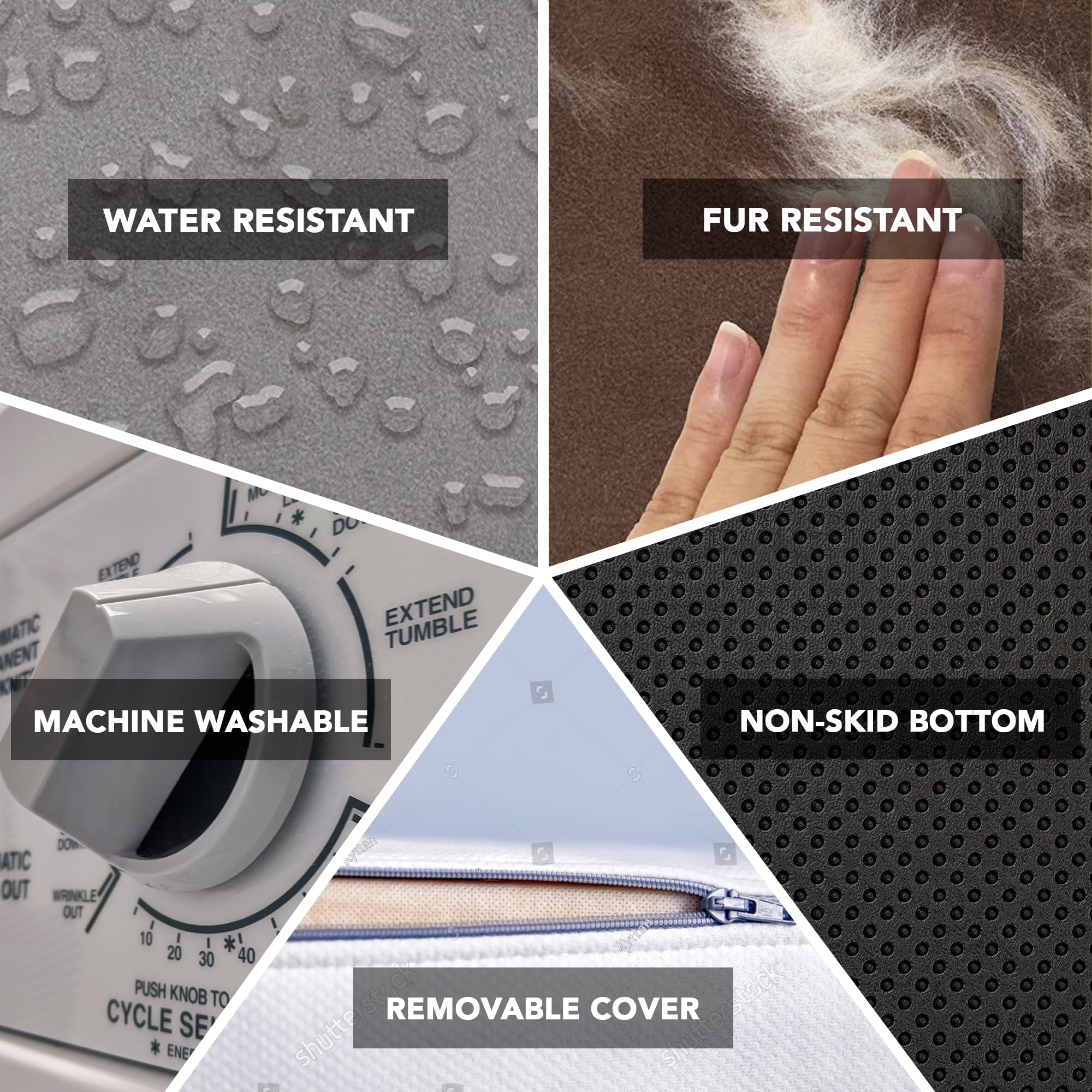 friends forever orthopedic dog bed lounge sofa removable cover