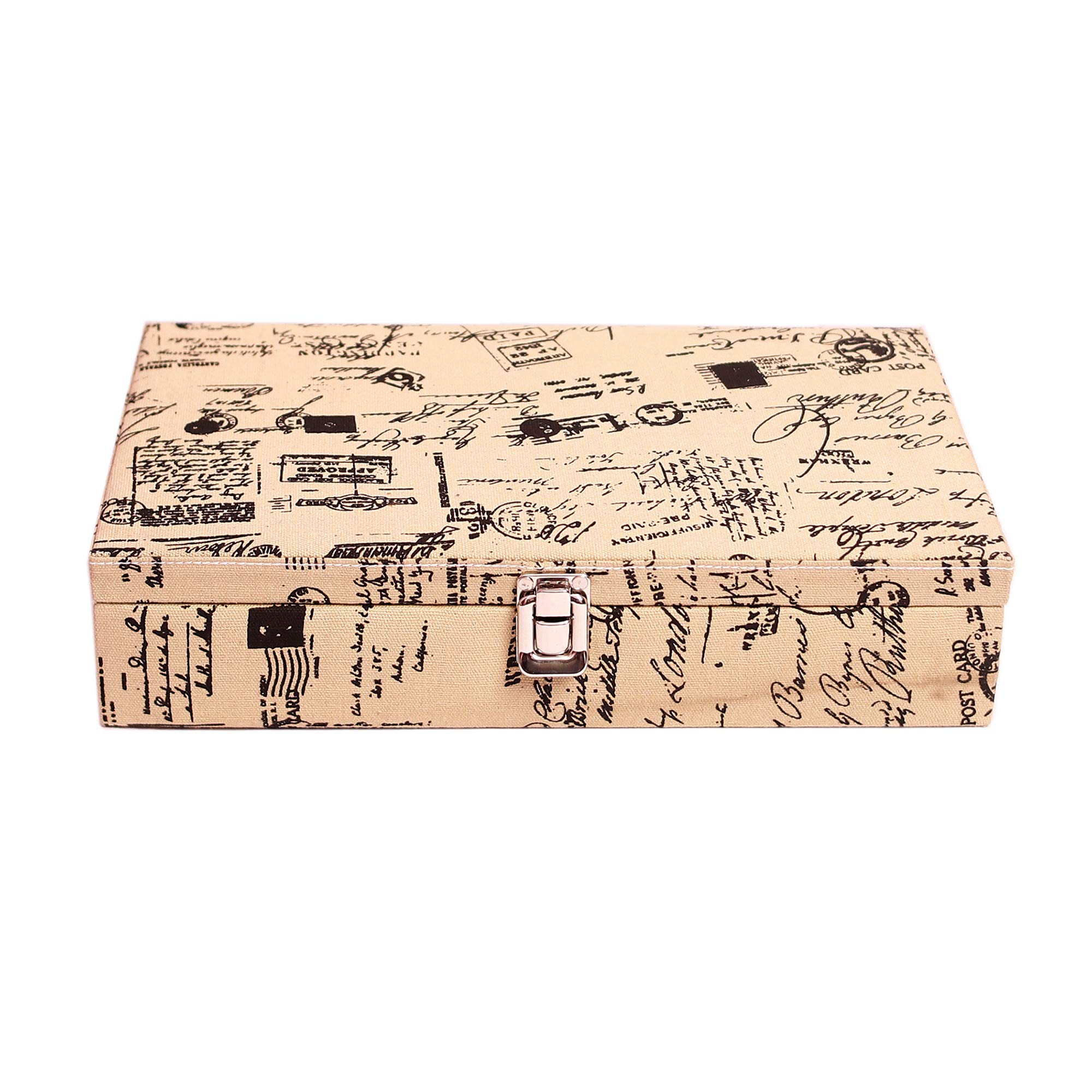 GenericTNT Fashion Men and Women Distress Finish Canvas Watch Box/Watch Case/Watch Organizer for 12 Watches