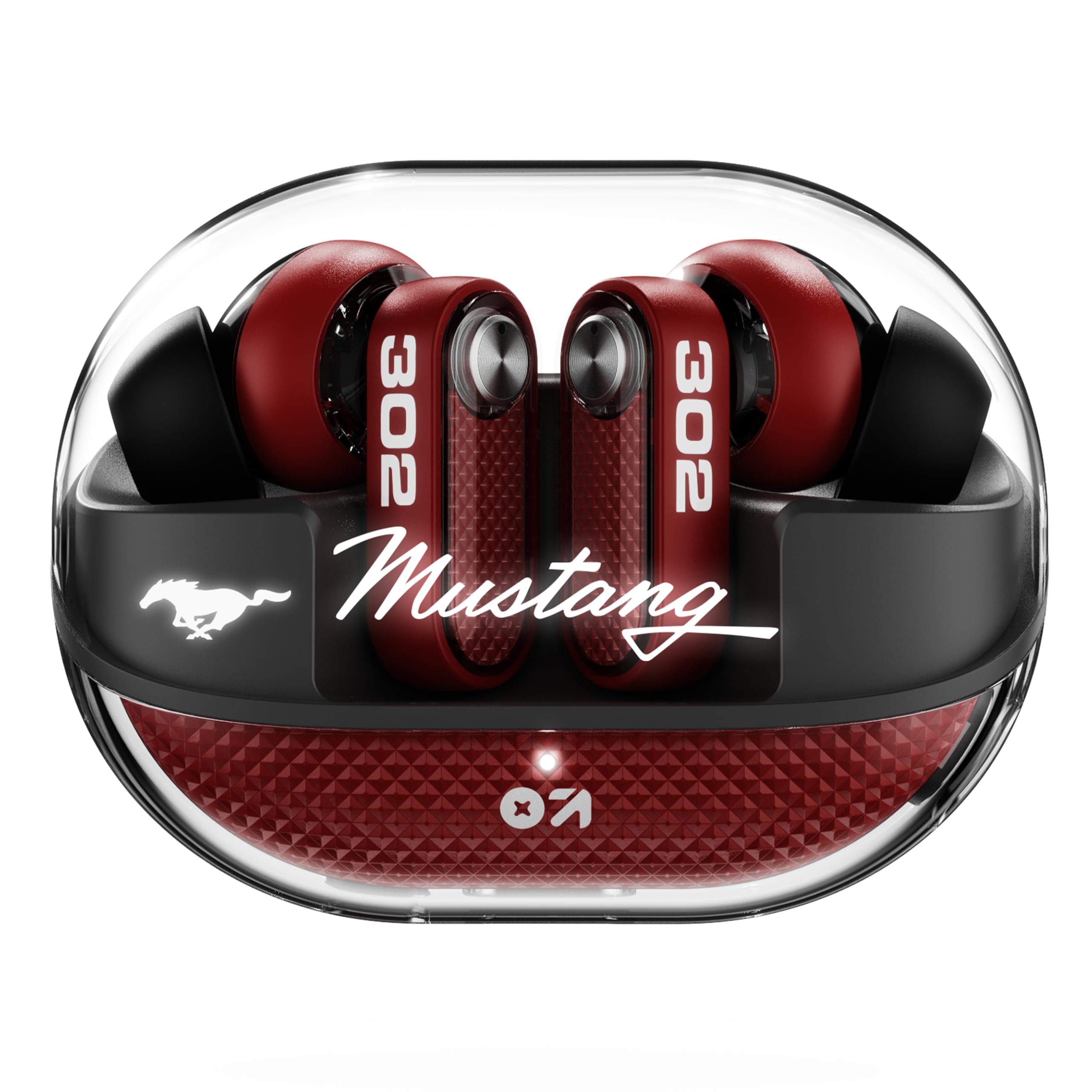 GOBOULT Mustang Sprint in Ear Earbuds with 60H Playtime, Amp App Support, 32dB Active Noise Cancellation, Quad Mic ENC, Dual Device Pairing, 10mm Drivers, BTv 6.0 TWS