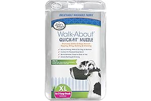 Four Paws Quick-Fit Dog Muzzle (Size 5, Black)