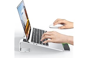 Laptop Wedge: Ergonomic Stand with Wrist Support