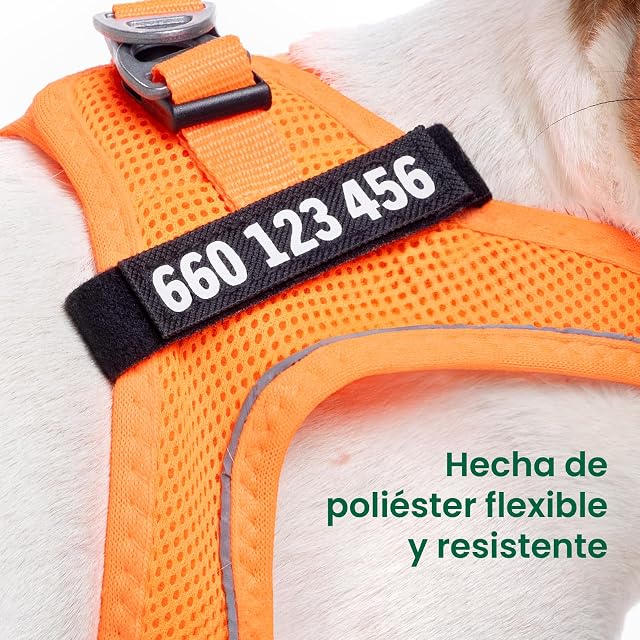 Foto 3 de 7 de Tagorus TAG BAND - Chapa Perro Grabada De Tela Con Cierre Tipo Velcro - Chapa Identificativa Perro