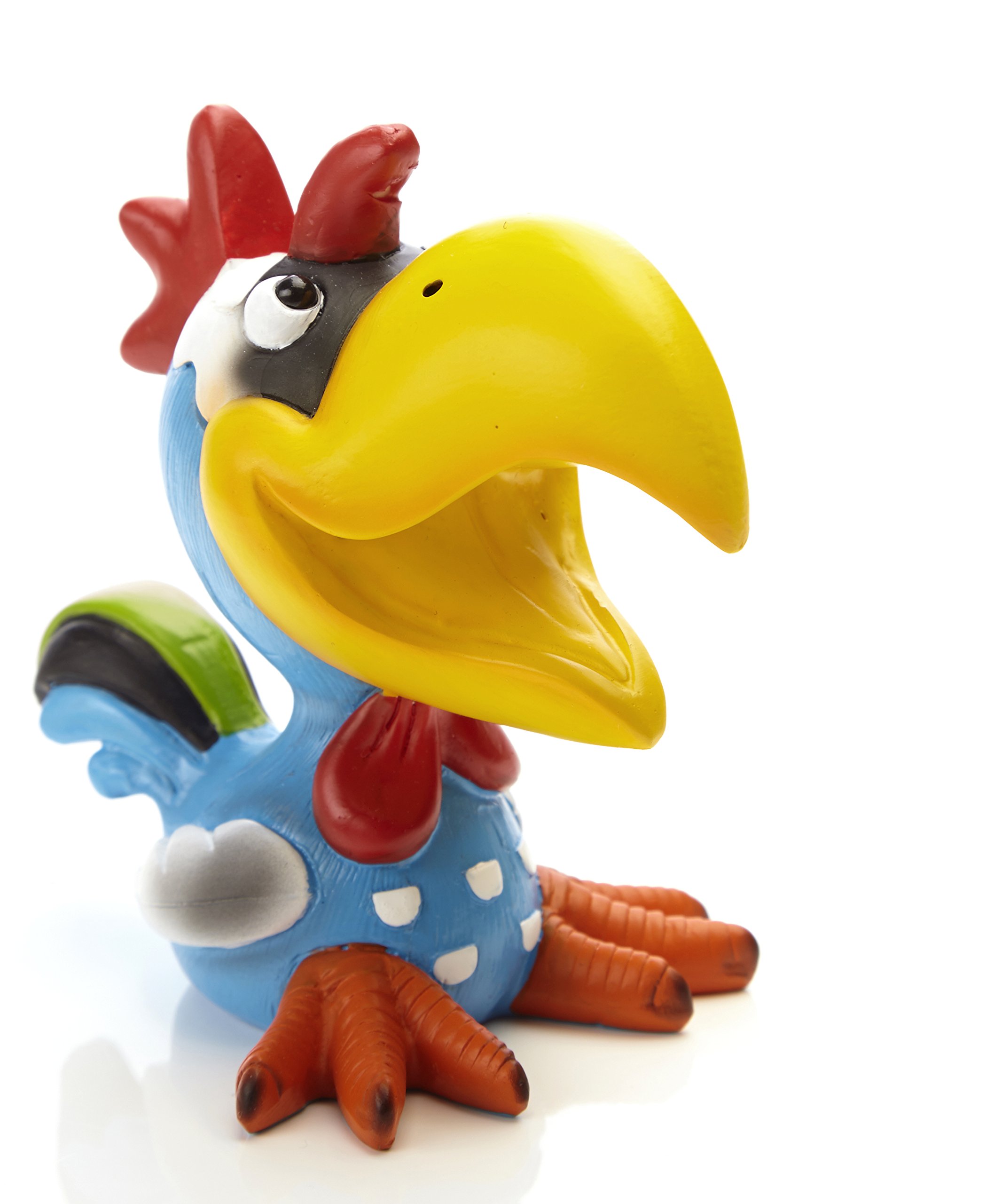 by-Bers glasses holder, bird design, really funny hand painted bird figurine, polyresin, gift for children and adults HahnBlau - Image 3