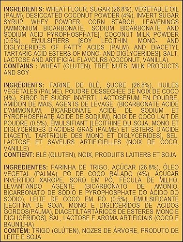 Vista 28 de BRITANNIA Nice Time - 16.9 onzas (16.93 oz) – Deliciosa galleta de coco crujiente – Bebidas favoritas para el desayuno y la hora del té – Halal