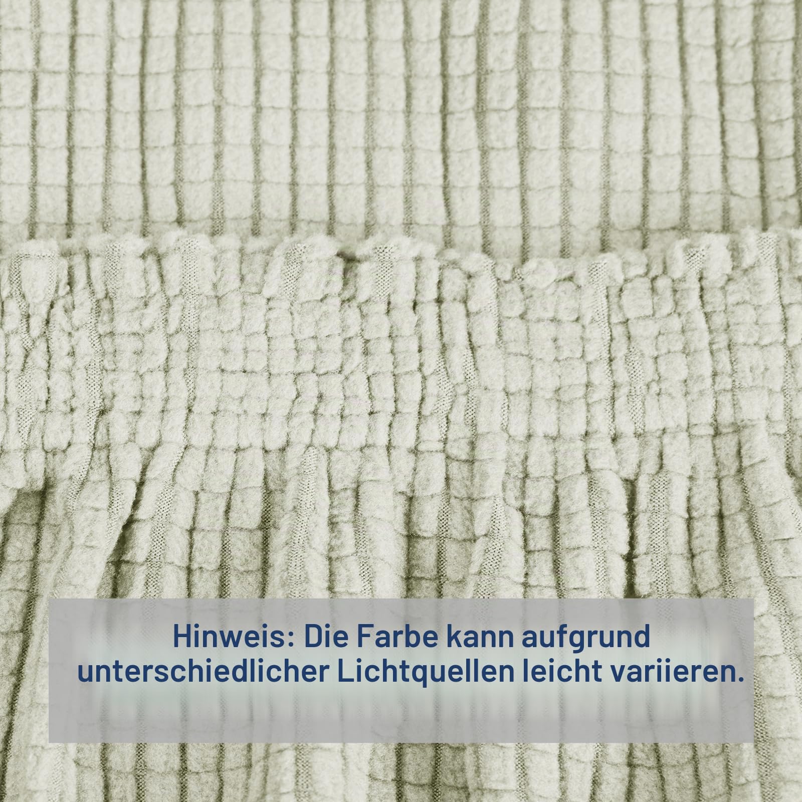 Ystyle Stretch Sofa Überzug 3 Sitzer, Naturweiß | Elastisch Sofabezug mit Armlehnen, Jacquard Couch Überzug Rutschfest, Waschbar Sofa Cover Protector für Hunde Haustiere