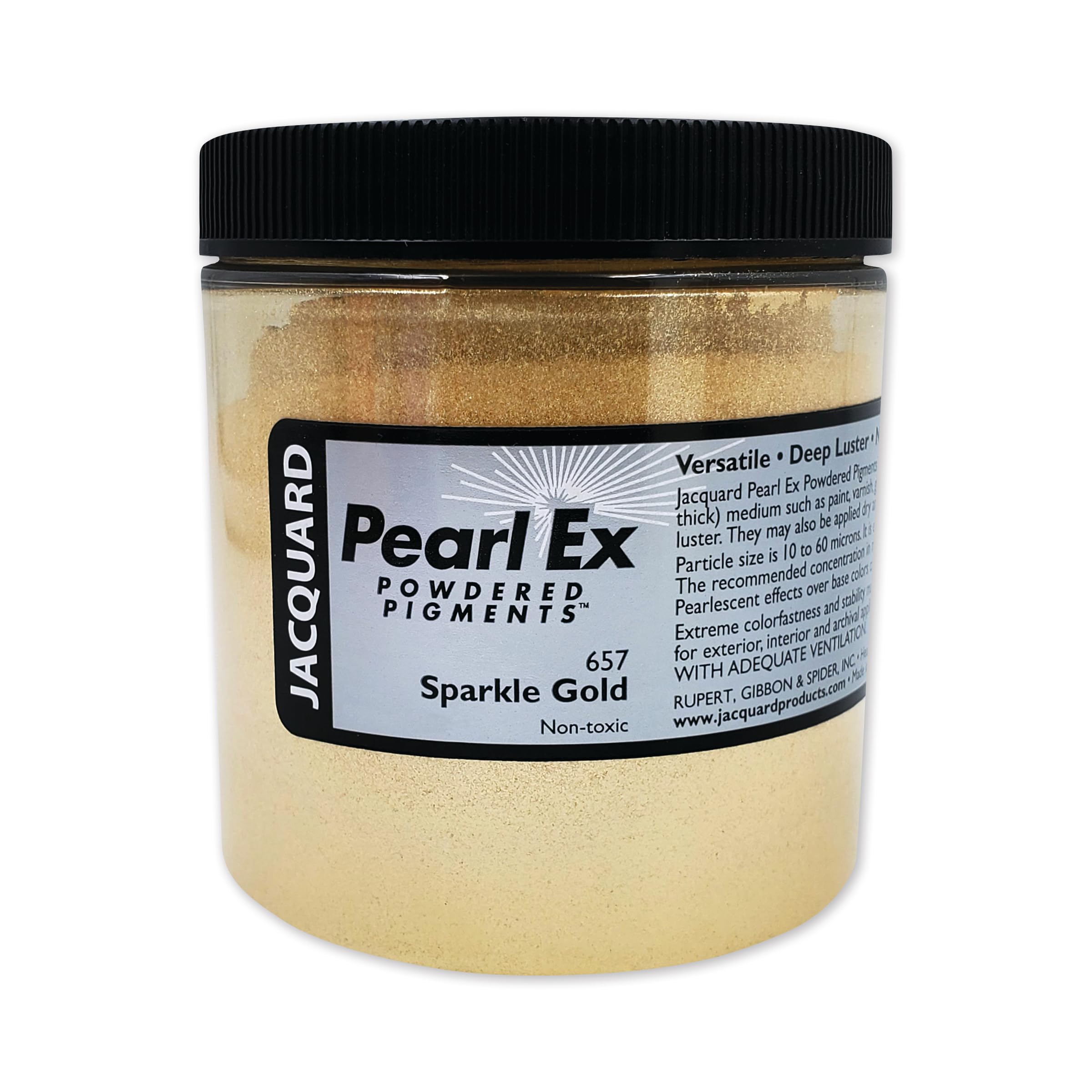 Pearl Ex 4 OZ 657 Sparkle Gold pigment métallisé de prestige pour artistes exigeants
