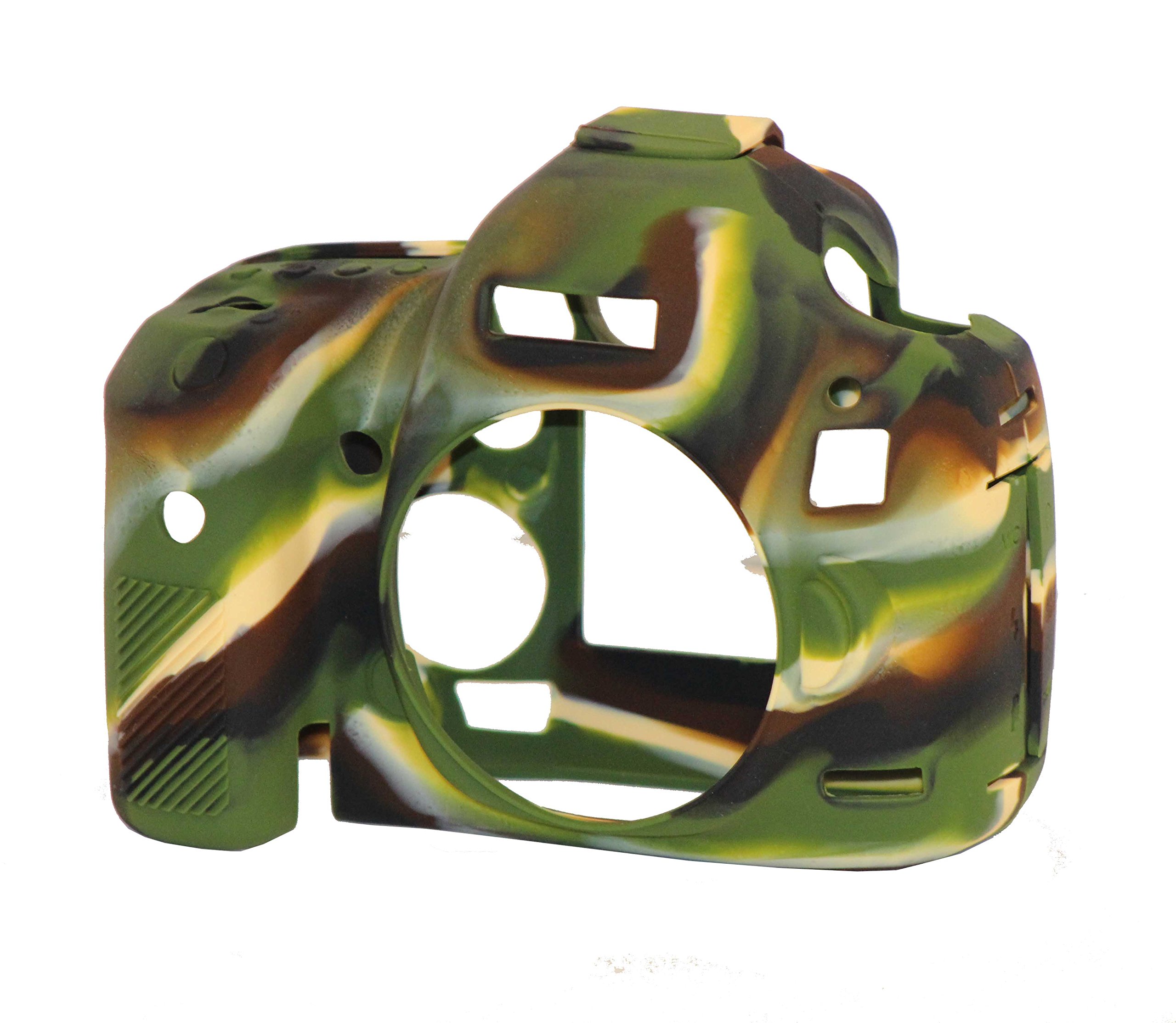 IJJA Camera Silicone body Protective Camera Case Cover Compatible with Canon 5Dm2 Camouflage-picture-20