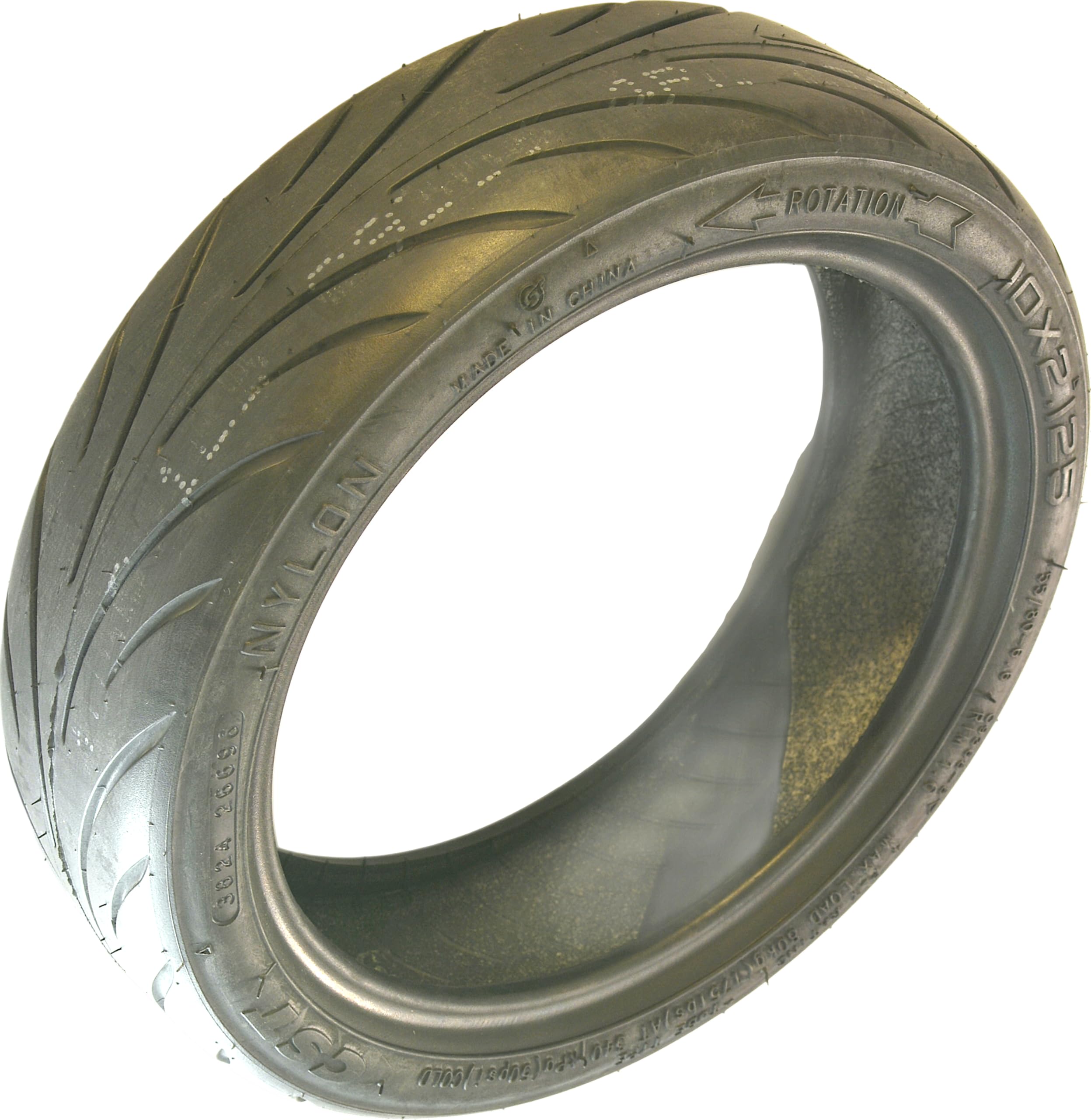 Pneumatico per monopattino elettrico, 10 x 2,125-6,6 pollici (55/80-6,6), compatibile con cerchi da 6,6 pollici