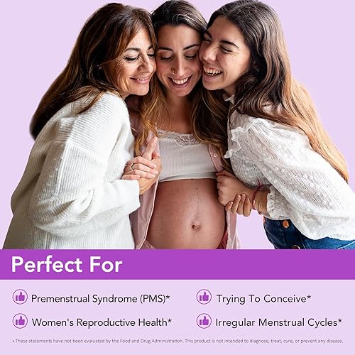 Miniatura 7 de Premom Vitex Chaste Tree Berry 500 mg Vitex Chasteberry Suplemento apoya el equilibrio hormonal y la fertilidad apoya el ciclo menstrual Regularidad