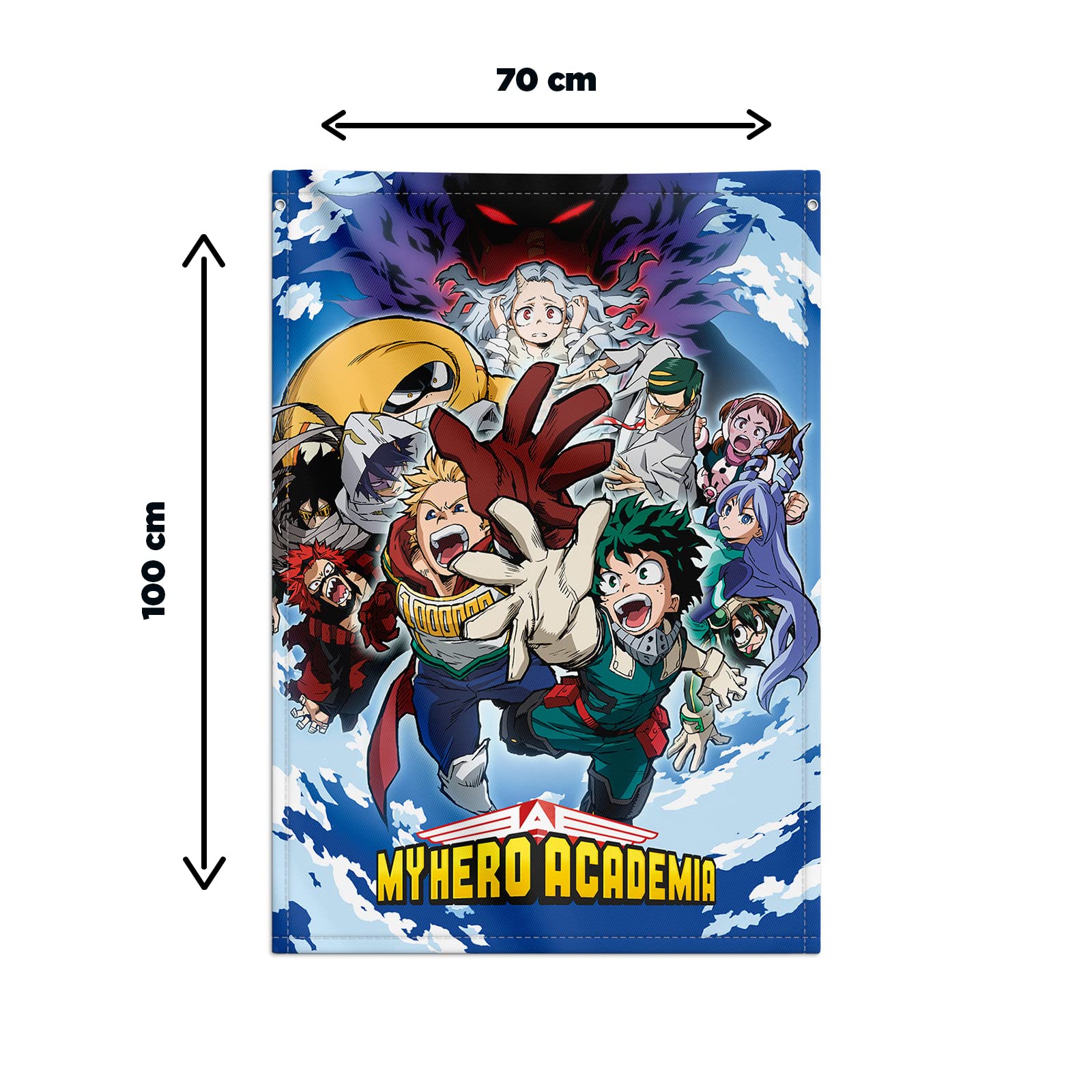 Grupo Erik - Poster My Hero Academia, Toile Murale Tissu 70 x 100 cm | Poster Manga, Décoration Murale, Kamekono