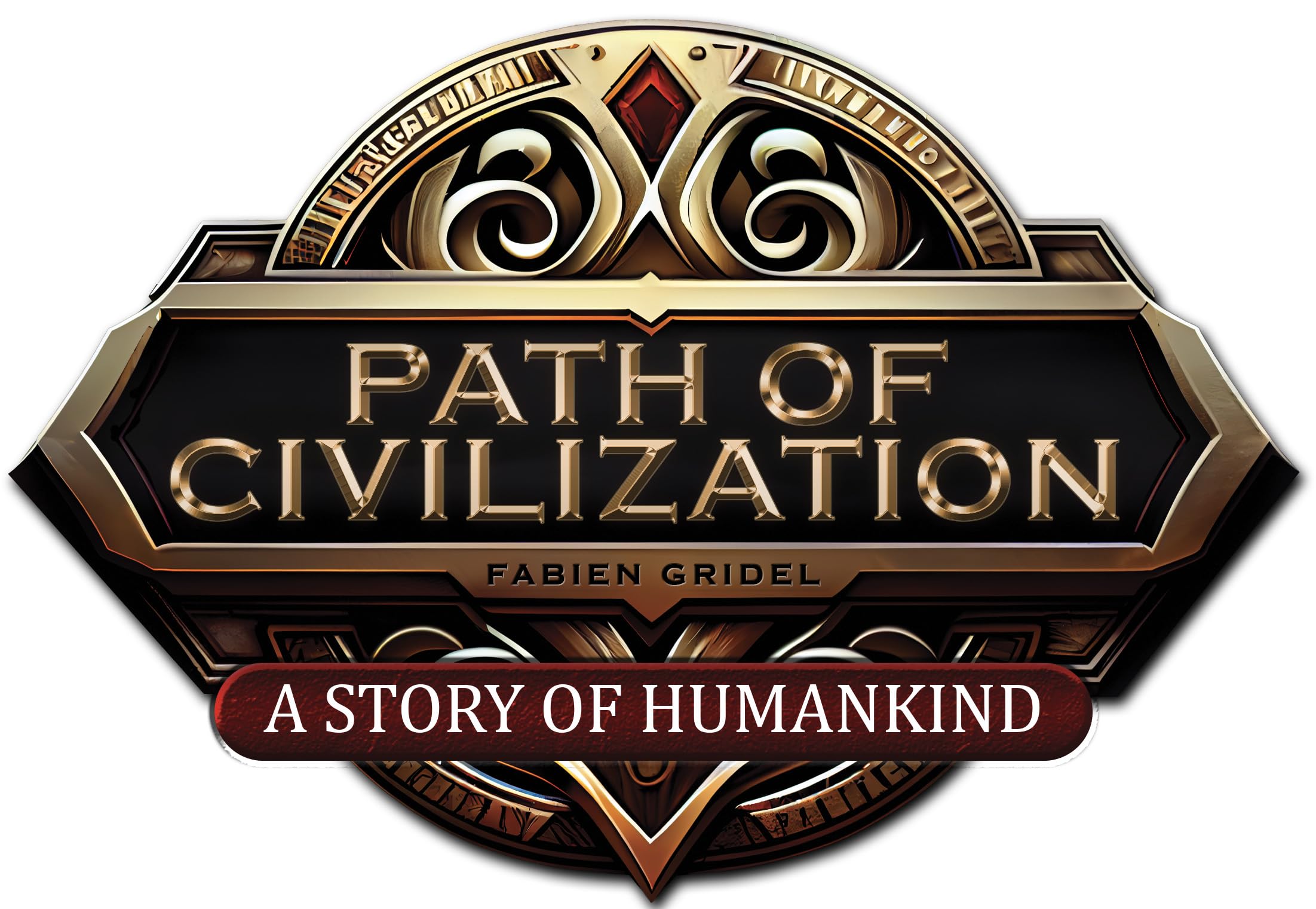Asmodee Captain Games Path of Civilization – Gesellschaftsspiele – Brettspiele – Entwicklungsspiele – ab 14 Jahren – 1 bis 5 Spieler – französische Version